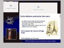 Tablet Screenshot of corto-maltese-aventurier-des-mers.net